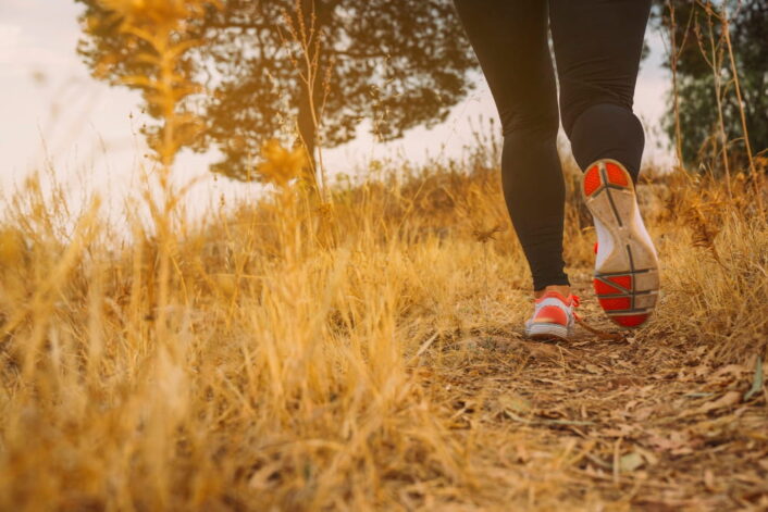 caminhada para depressão